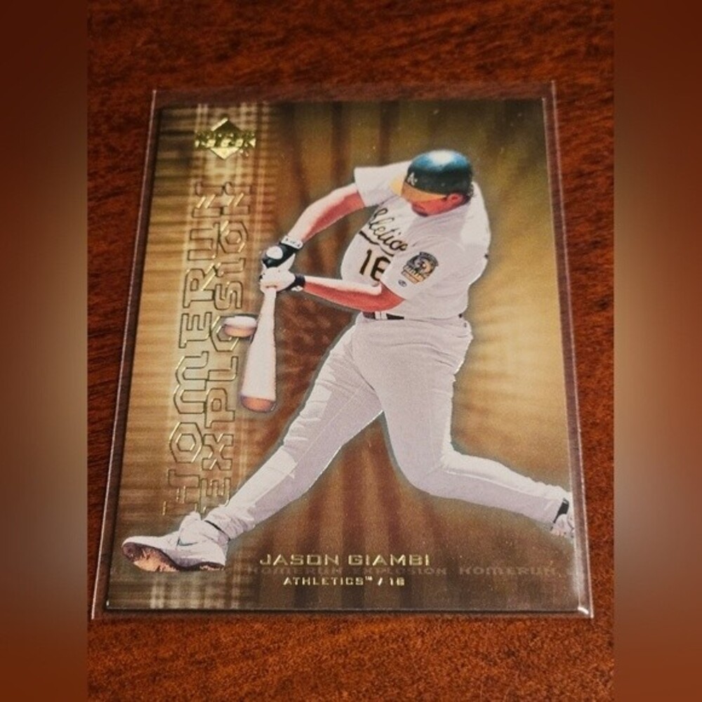 #HR14 Jason Giambi MLB Collectible Card
